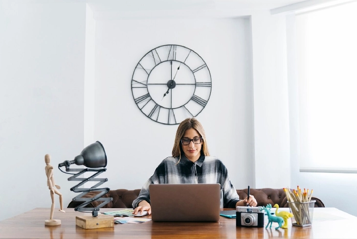 An organized workspace with clocks, calendars, and planners symbolizing effective Mastering Time Management.