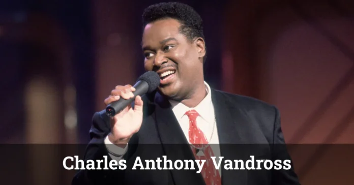 Charles Anthony Vandross in a professional portrait, reflecting his musical talent and personality.