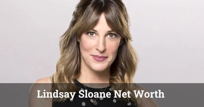 A captivating portrait of Lindsay Sloane, highlighting her Hollywood journey and financial success. Learn more about Lindsay Sloane Net Worth and her enduring career.