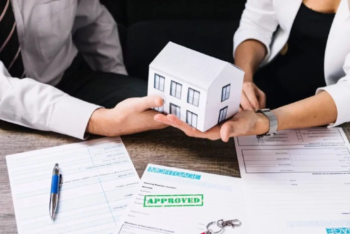 A financial advisor reviewing estate planning documents with a family.