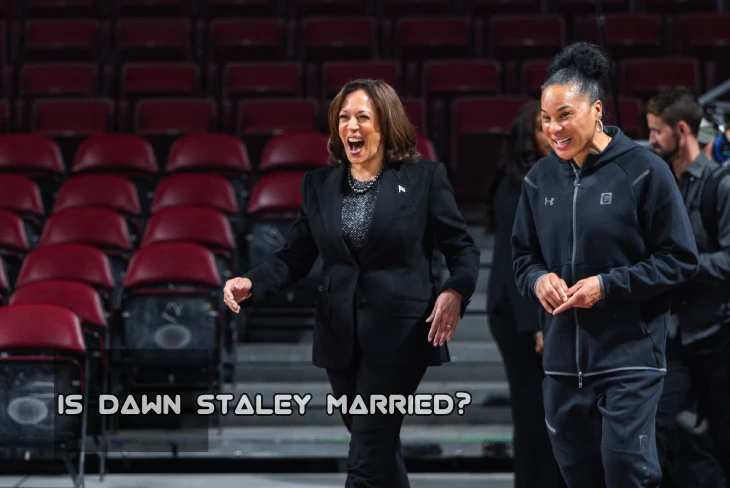 Is Dawn Staley married coaching in a basketball arena.