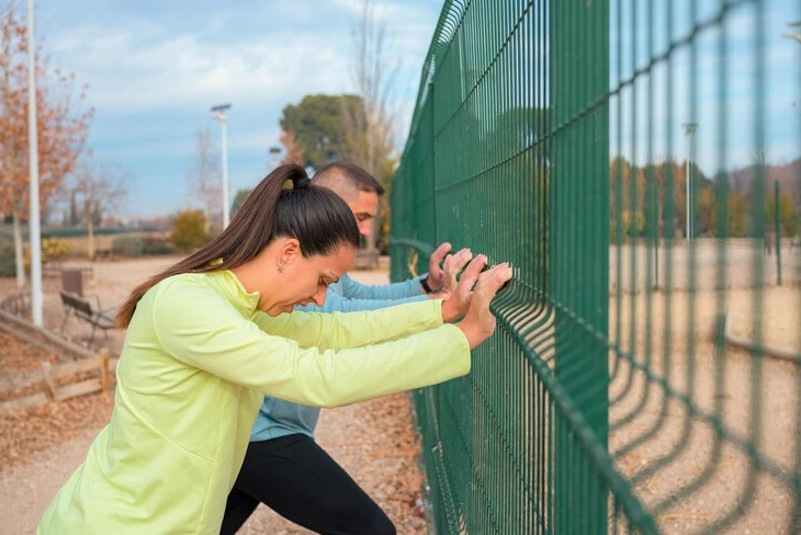 Modern fencing solution for garden security and style.