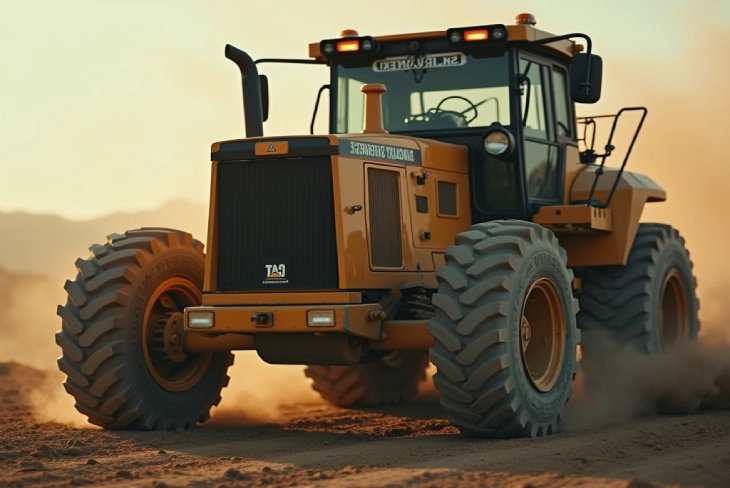 Matt Bizer Caterpillar Vimeo showcasing a Caterpillar excavator in action, captured with cinematic flair.