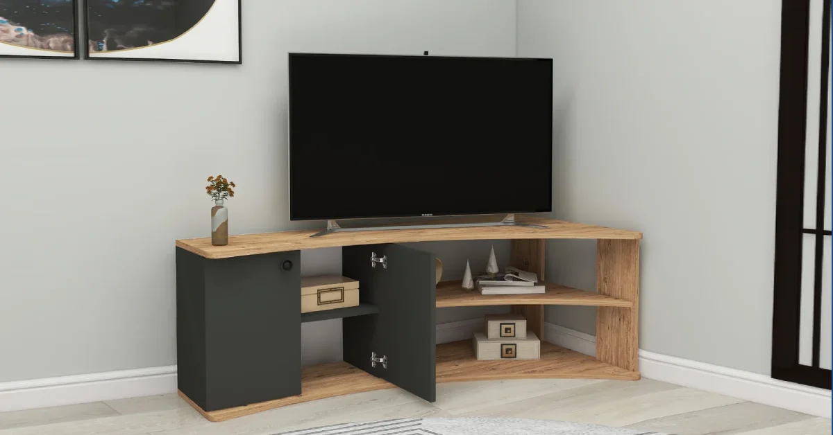 Corner TV Stand Designs: Smart Solutions for Your Living Space in 2025 1 | Corner TV Stand Designs | MashMagazine